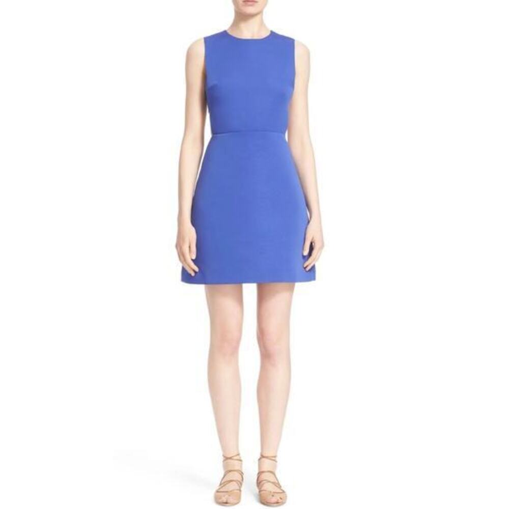 Kate spade $398 Side Cutout a-line Dress Sz 2 Blue NWT